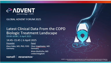 2025 ADVENT Forum | Latest Clinical Data from the COPD Biologic Treatment Landscape