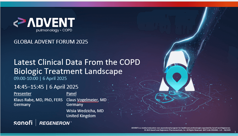 2025 ADVENT Forum | Latest Clinical Data from the COPD Biologic Treatment Landscape