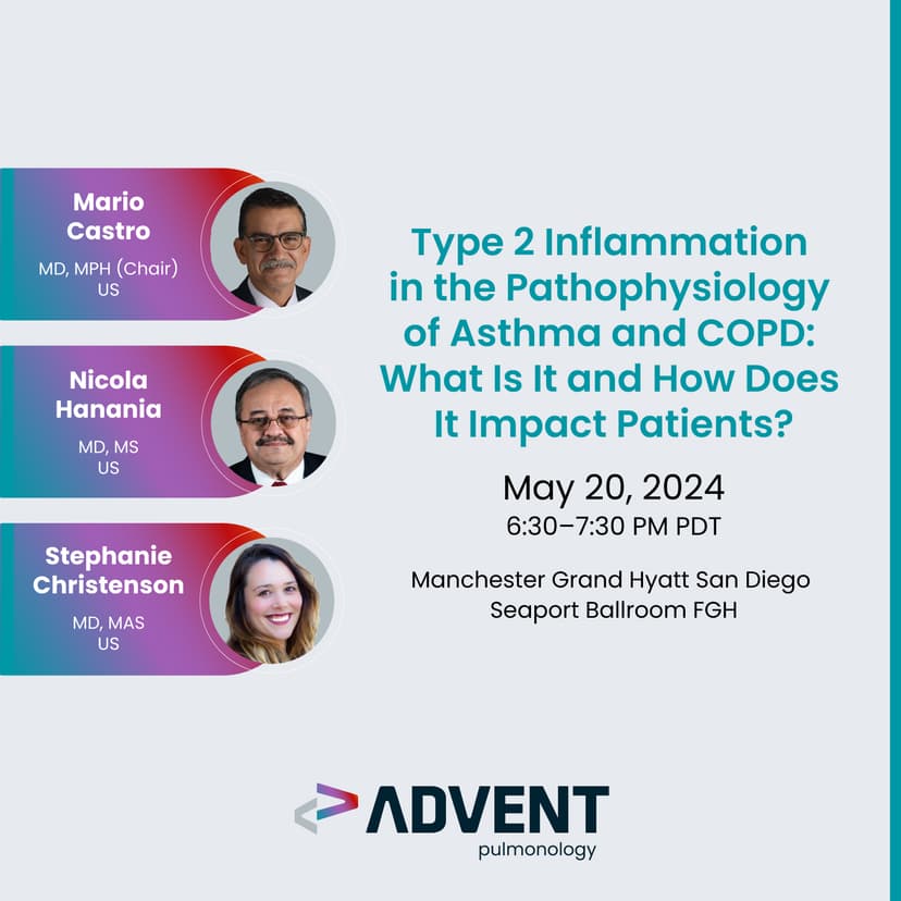 ATS 2024 | Type 2 Inflammation in the Pathophysiology of Asthma and COPD: What Is It and How Does It Impact Patients?
